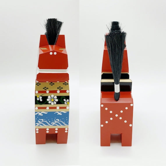 八幡馬 21cm 赤 | 47CLUB – 名産・特産品・ご当地グルメのお取り寄せ