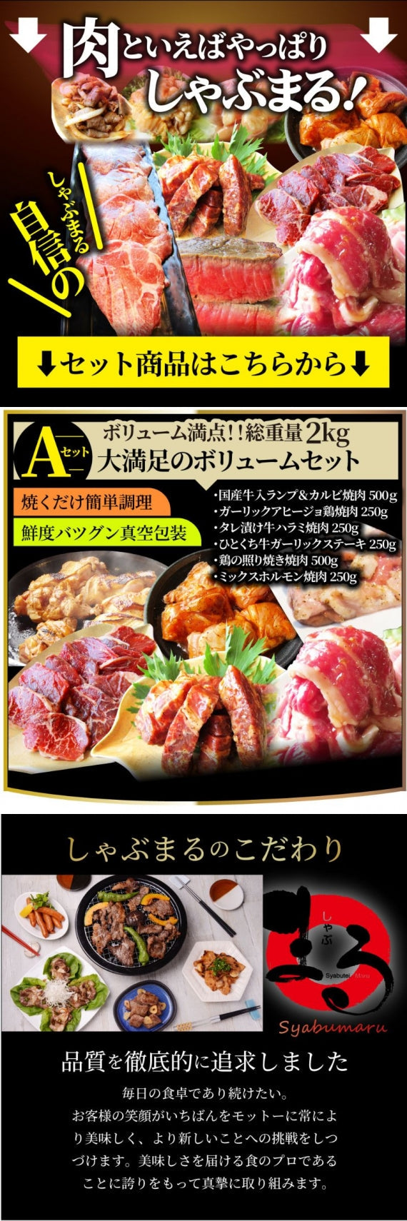 【2023逸品定期便第1便】たっぷり6種のメガ盛り焼肉食べ比べ福袋　焼肉 焼肉セット 大容量 バーベキュー BBQ　 ※当日発送対象