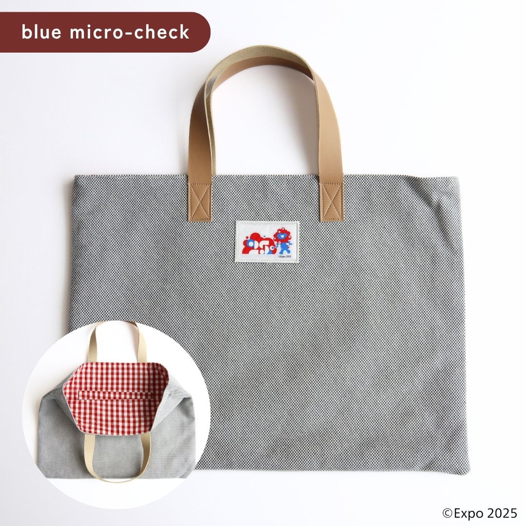 【限定300点！】EXPO2025 ミャクミャク  播州織 横型 biscuit tote bag
