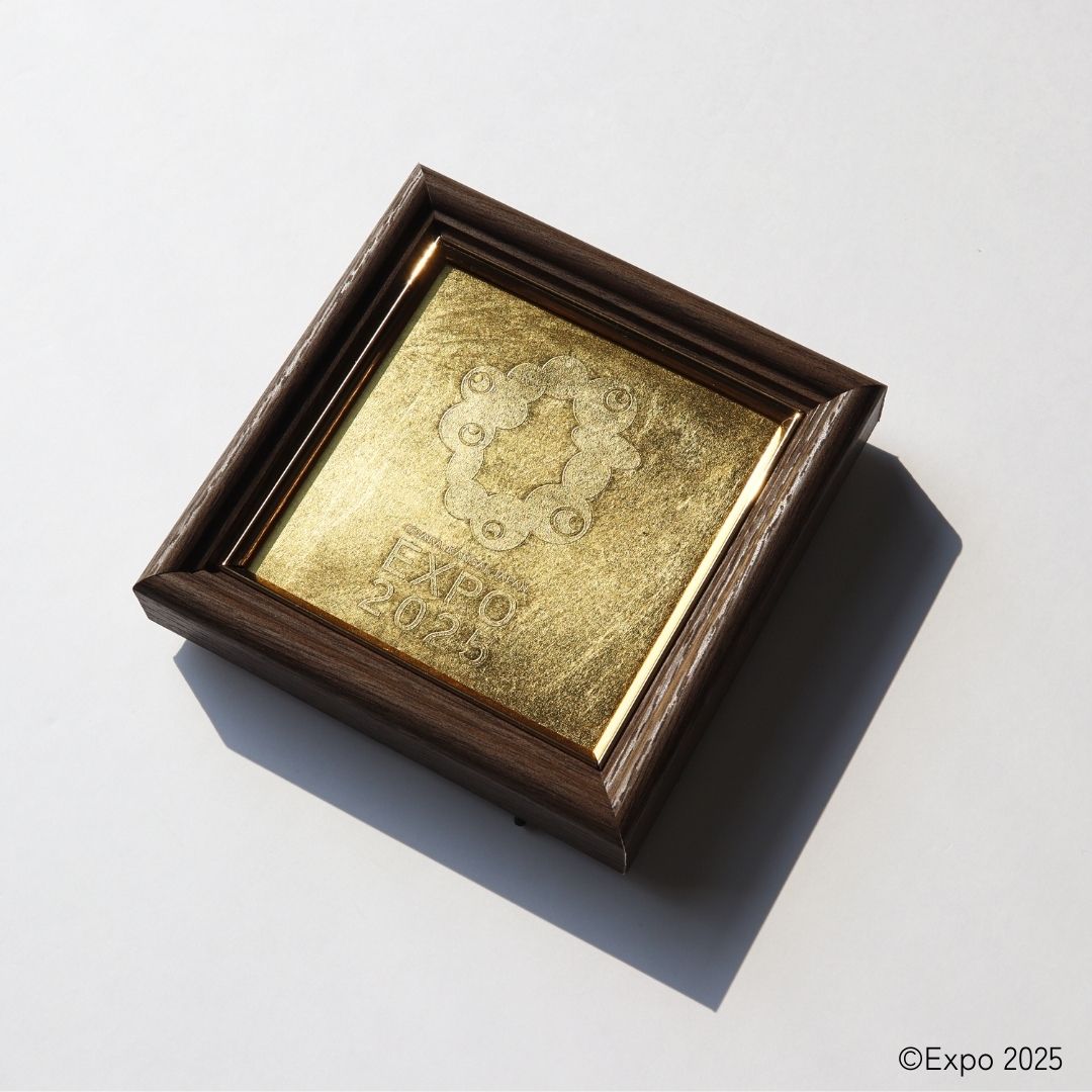 EXPO2025 公式ロゴ 金沢箔 アートパネル 1号色【販売終了】 | 47CLUB