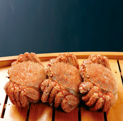 ★コールセンター用商品★ボイル毛ガニ３尾入セット(計１ｋｇ)