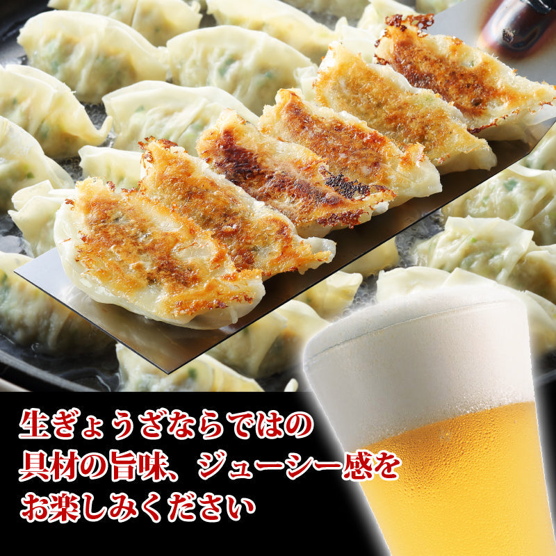倉敷ぎょうざ40個入 特製たれ付き　無添加 国産素材 作りたて生餃子 低臭にんにく