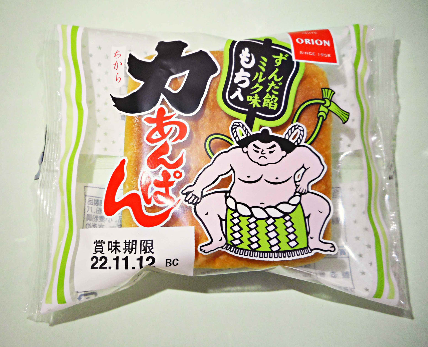 力あんぱん　ずんだ餡ミルク味　１２個入