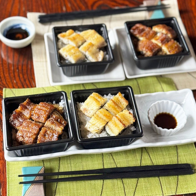 ご購入特典付！【6紙共同企画　いいもの特集掲載商品】　うなぎ専門店の伝統の味をお手軽に　 　小さな蒲焼丼・白焼丼詰合せ　（6個入・2種各3個入）　CKD3CSD3F2　