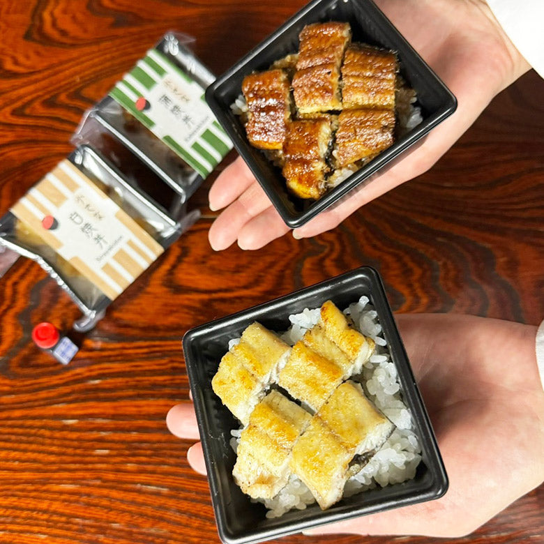 ★おとなの週末2025年7月号掲載　サマーギフト第1位獲得！★　小さな蒲焼丼・白焼丼詰合せ　（4個入・2種各2個入）　CKD2CSD2　