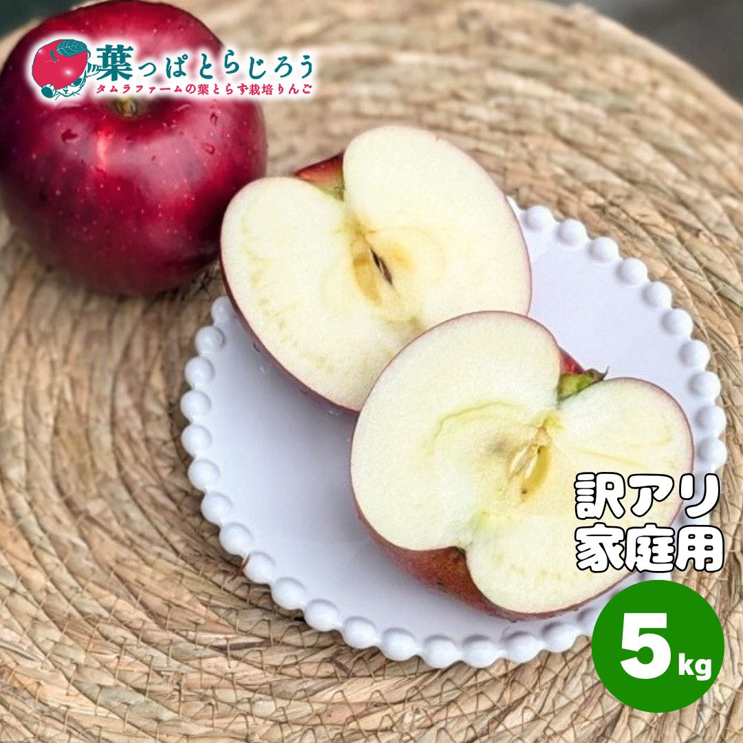 紅玉りんご【送料込】【訳あり】【りんご】【青森県産】【タムラファーム2025】【葉っぱとらじろう】【期間限定】