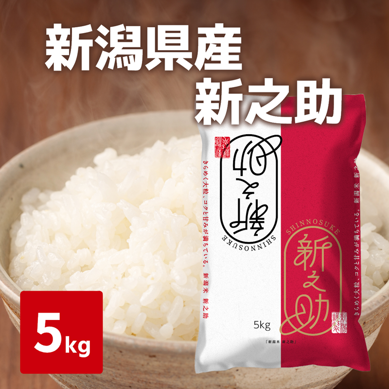 令和７年度産　新米　新潟県産新之助　5kg