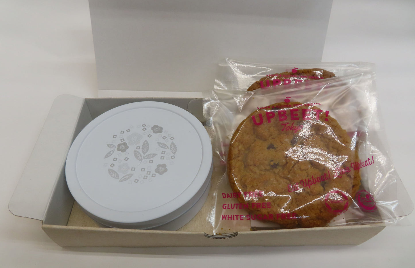宇治ほうじ茶ティーバッグ・ヴィーガン＆グルテンフリークッキー2種