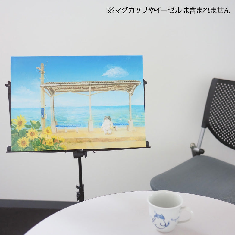 かなしきデブ猫ちゃん 複製原画フォトアクリル（アクリルマウント） 「しもなだ駅」