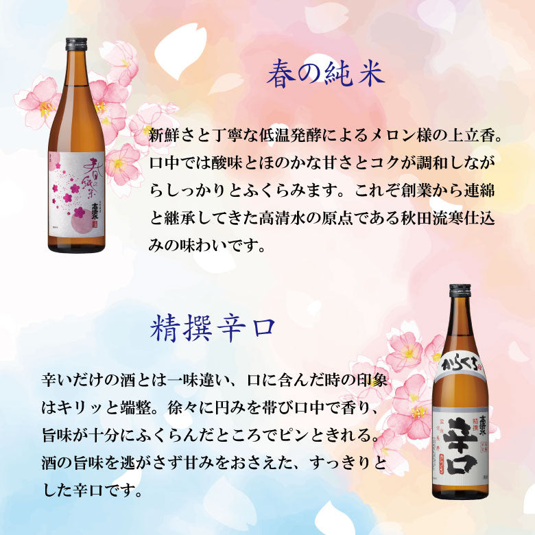【送料込】春の味わいセット～４種の飲み比べ～