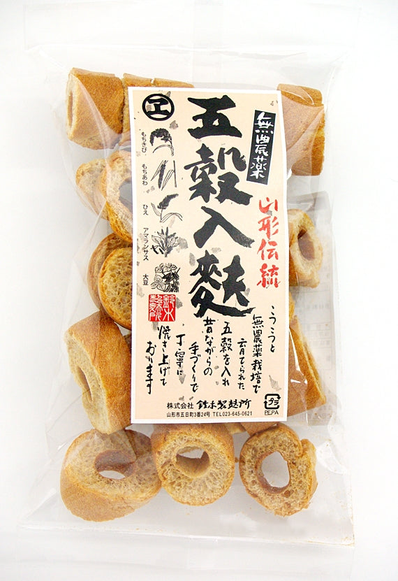 【契約農家による国産の雑穀入り】五穀入麩　35g