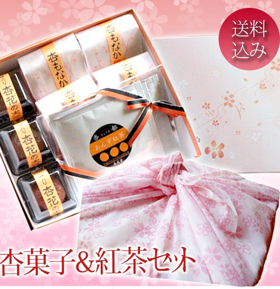 【送料込み】信州杏特選ギフト★杏もなか・杏花の実・あんず紅茶の3種セット【ギフト】【和菓子】