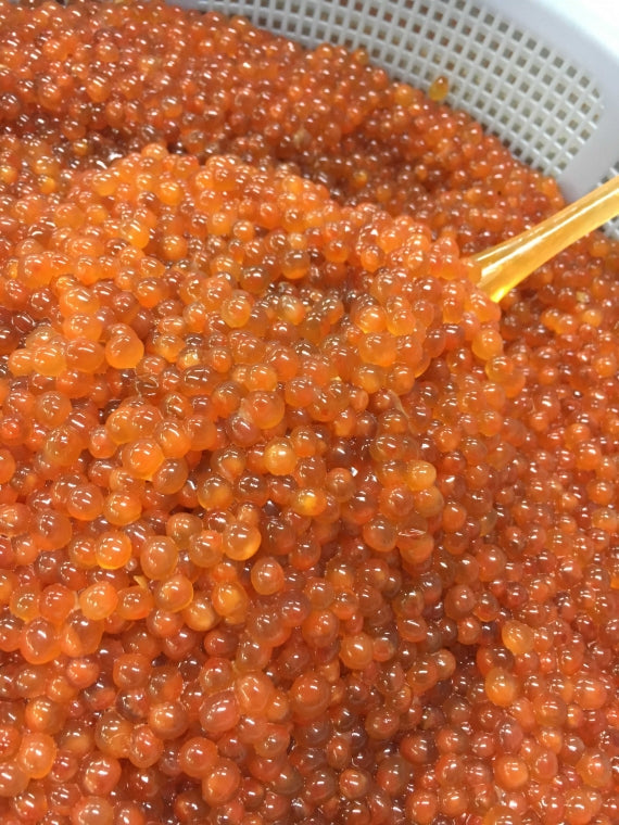 【送料込】羅臼産秋鮭子のみ厳選使用！「いくら醤油漬」220g　ISP22Z-47