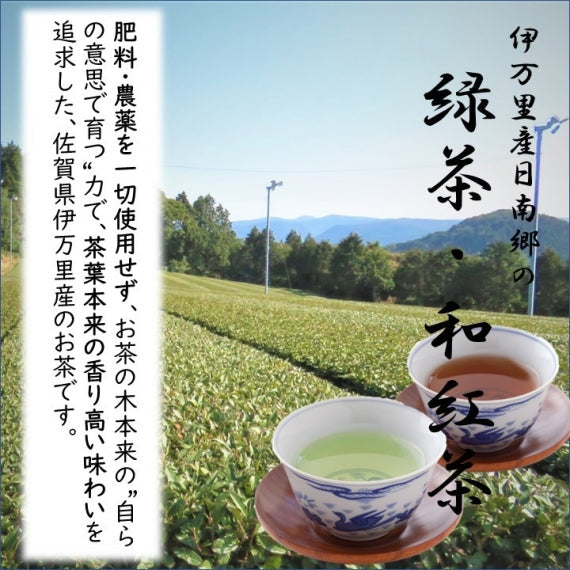 どら焼き<２種/6個>（謹製・白）＆緑茶80g・和紅茶25g｜伊万里・小嶋や[3・3・1・1]　【和菓子 スイーツ 】