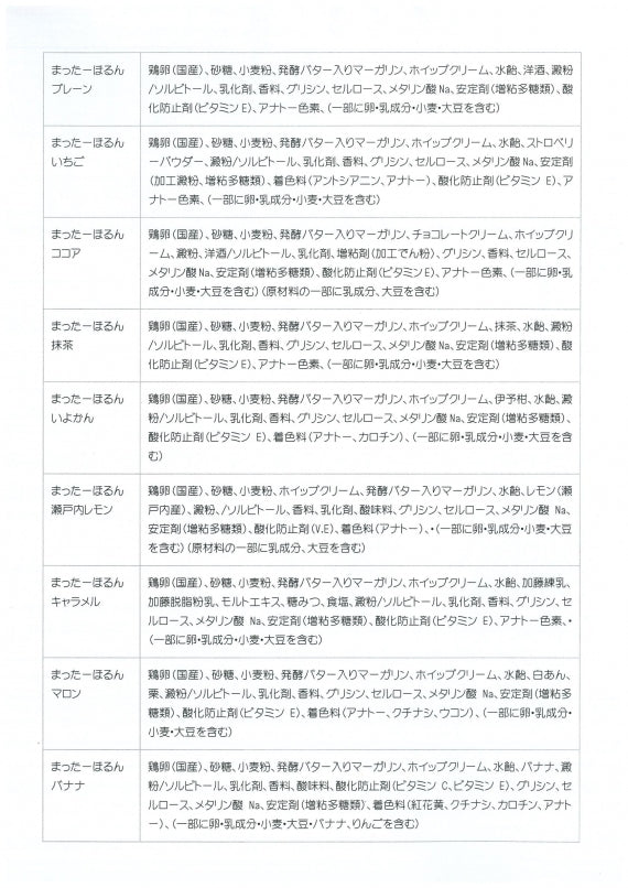 【冷凍】　まったーほるん　9種詰合せ
