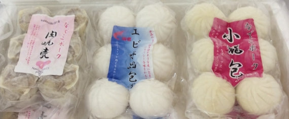 房総ジャンボ餃子・海老丸ごと餃子と国産ポークの点心三昧三点セット 【米・野菜・惣菜】