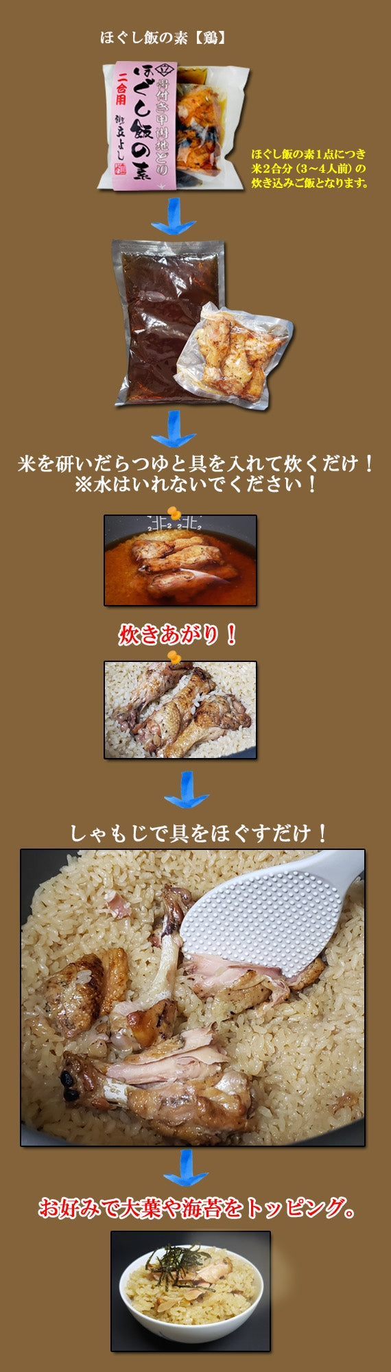 【やまなしギフトコンテスト2021　最優秀賞受賞】【本格！割烹の味！！】ほぐし飯の素・やまなしブランド３点セット（富士の介、甲州地どり、富士桜ポーク）【地域限定送料無料】