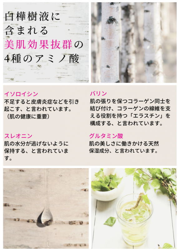 「白樺樹液と肌」オールインワンジェル　100g　