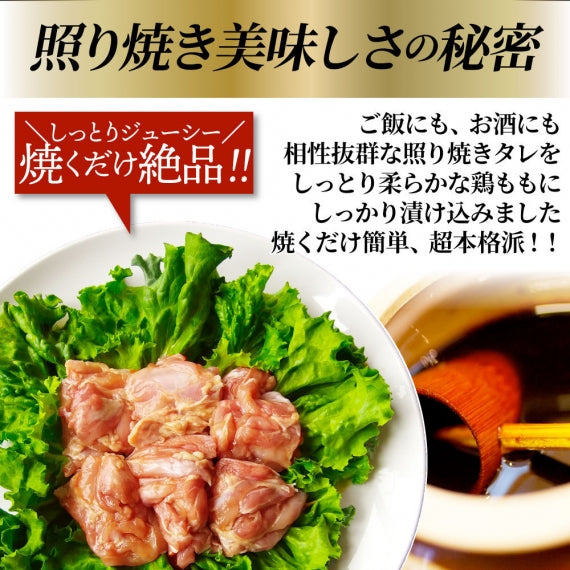 照り焼き チキン 鶏もも 肉 惣菜 クリスマス メガ盛り 3kg 500g×6 焼くだけ ご飯にも お酒にも 冷凍弁当