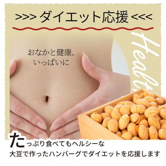 大豆ミート ハンバーグ 10個（600g）ゼロミート 温めるだけ レンジ調理 代替肉 ダイエット ヘルシー 健康 惣菜 クリスマス お弁当 あすつく 業務用 送料無料