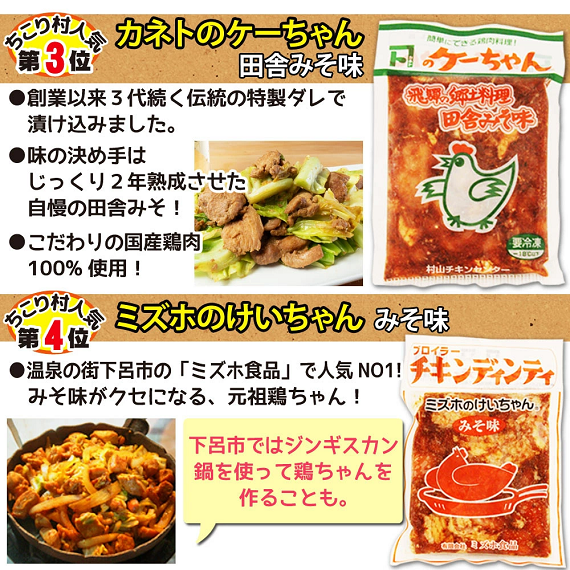 鶏ちゃん 人気5州セット　冷凍便　送料無料