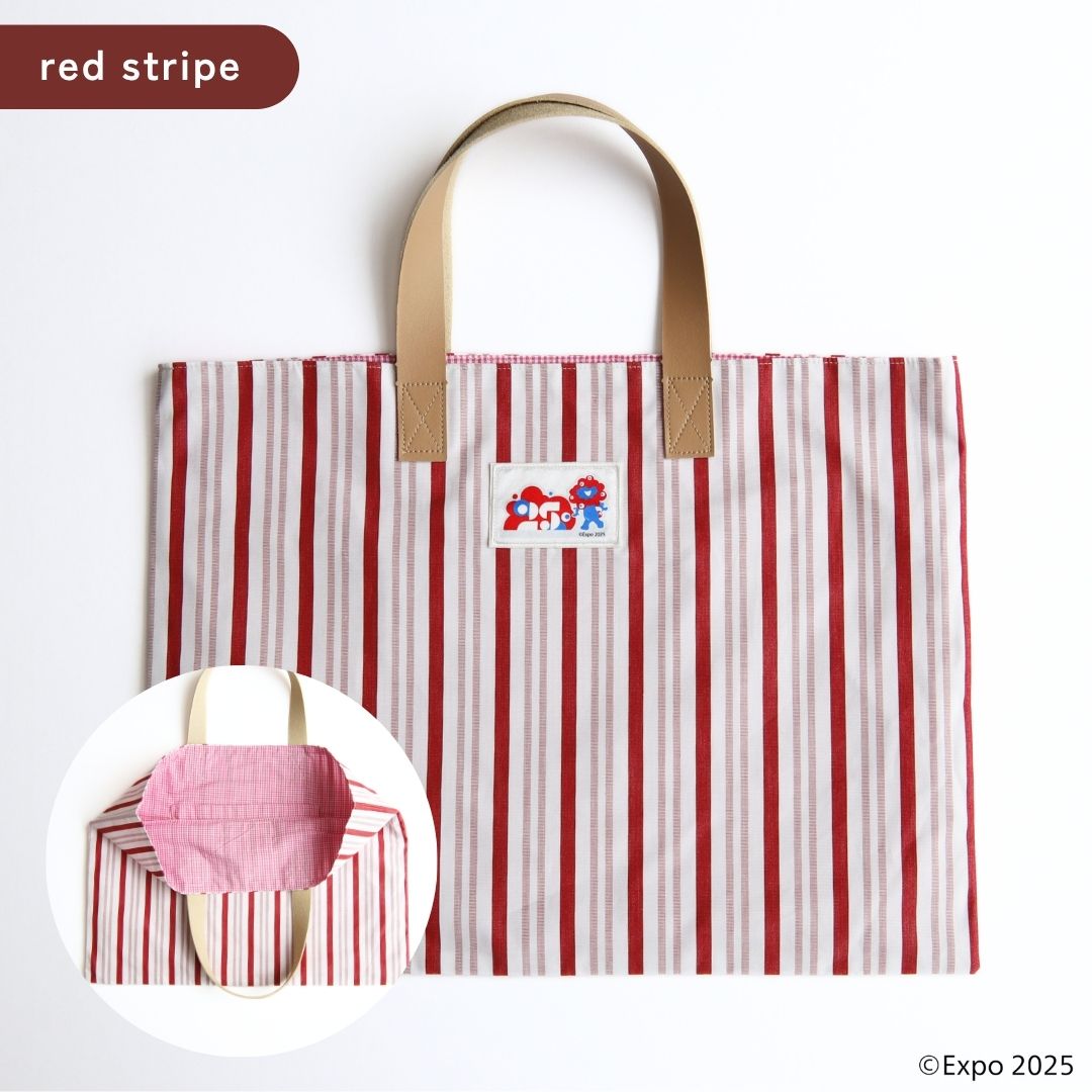 【限定300点！】EXPO2025 ミャクミャク  播州織 横型 biscuit tote bag
