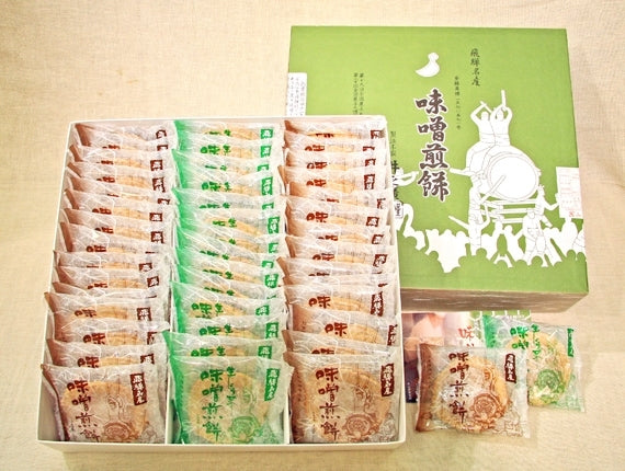 味噌煎餅詰め合わせ　36袋入（味噌24袋・生姜12袋）
