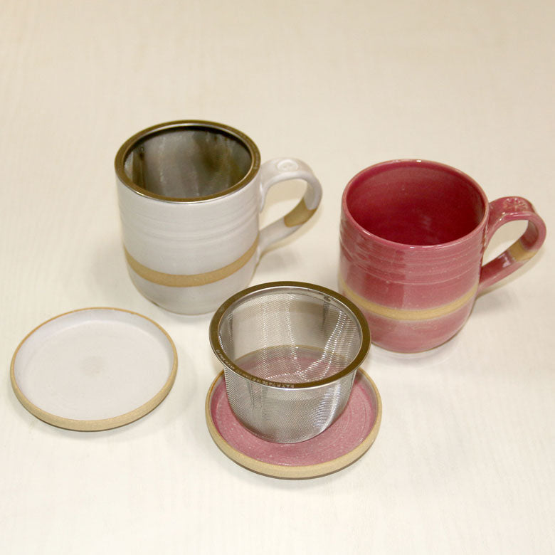 茶カップ ピンク