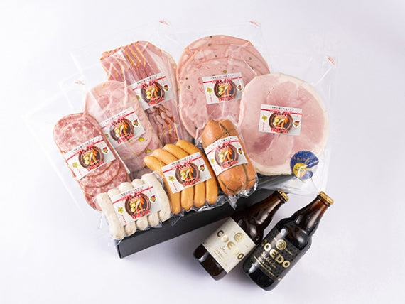 ハム ギフト 送料無料 詰め合わせ  父の日 御中元「日進ハム×コエドビールセット舞」【ギフト】【ふるさと納税人気返礼品】【精肉・肉加工品】