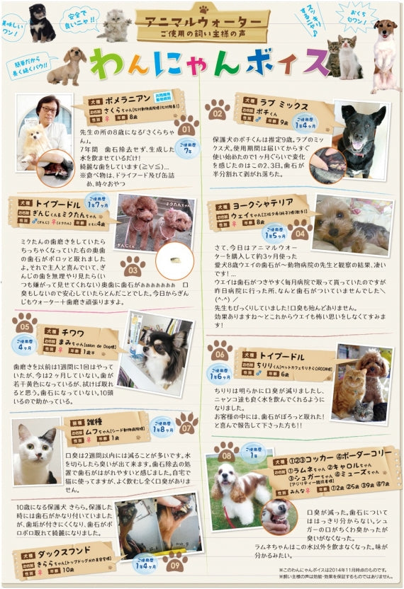 送料無料] アニマルウォーター®Ⅲ 毎日ペットに飲ませるだけで口腔ケア