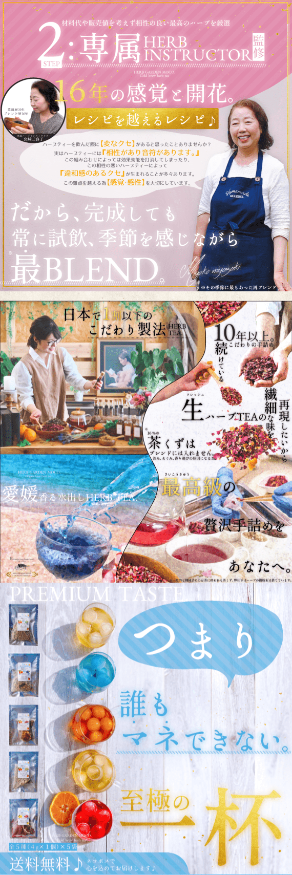 【お試し・送料無料】愛媛の柑橘で彩る、5種の水出しハーブティー、お気に入りを見つけてね♪　