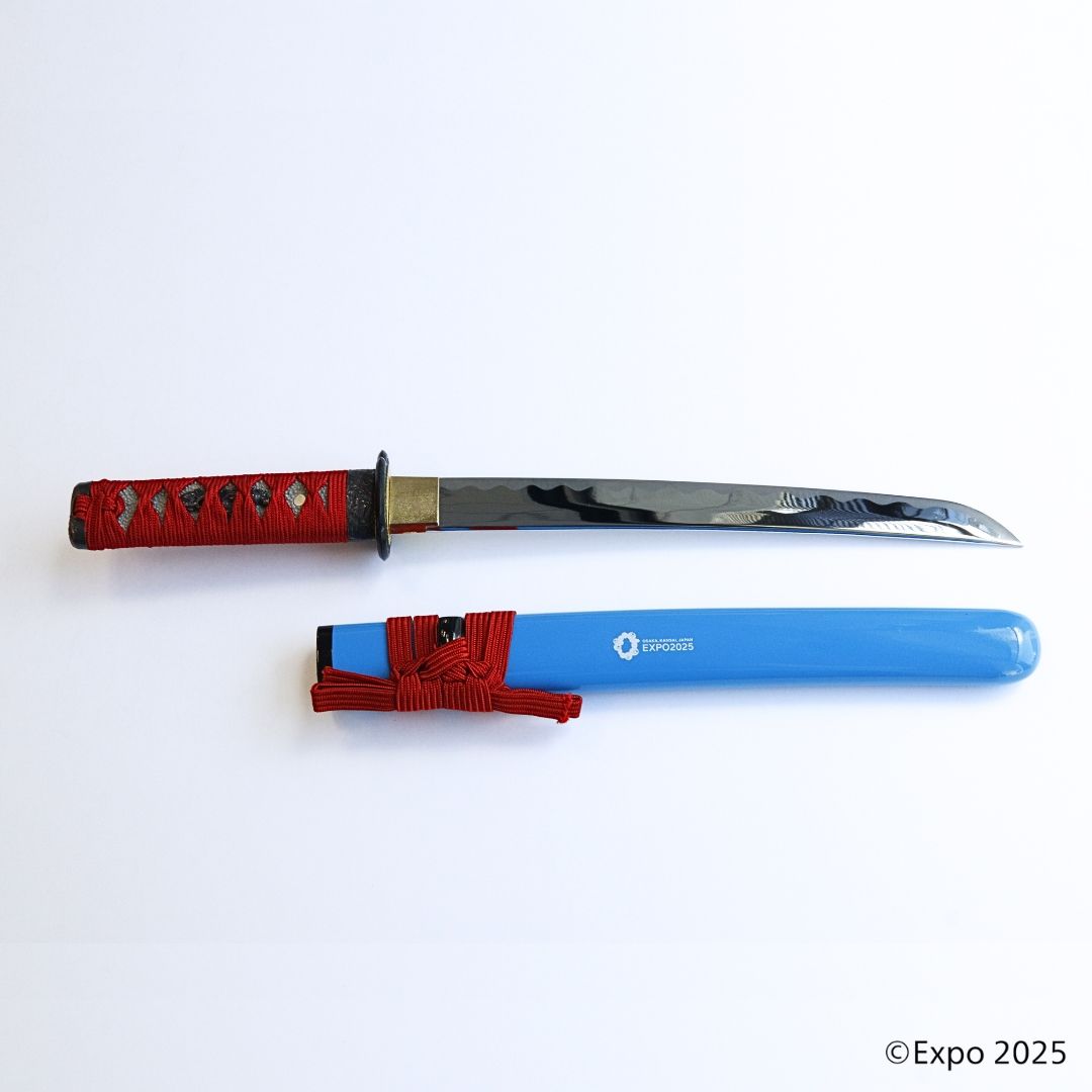 EXPO2025 公式ロゴ  関の刃物 懐剣刀 ブルー 9寸