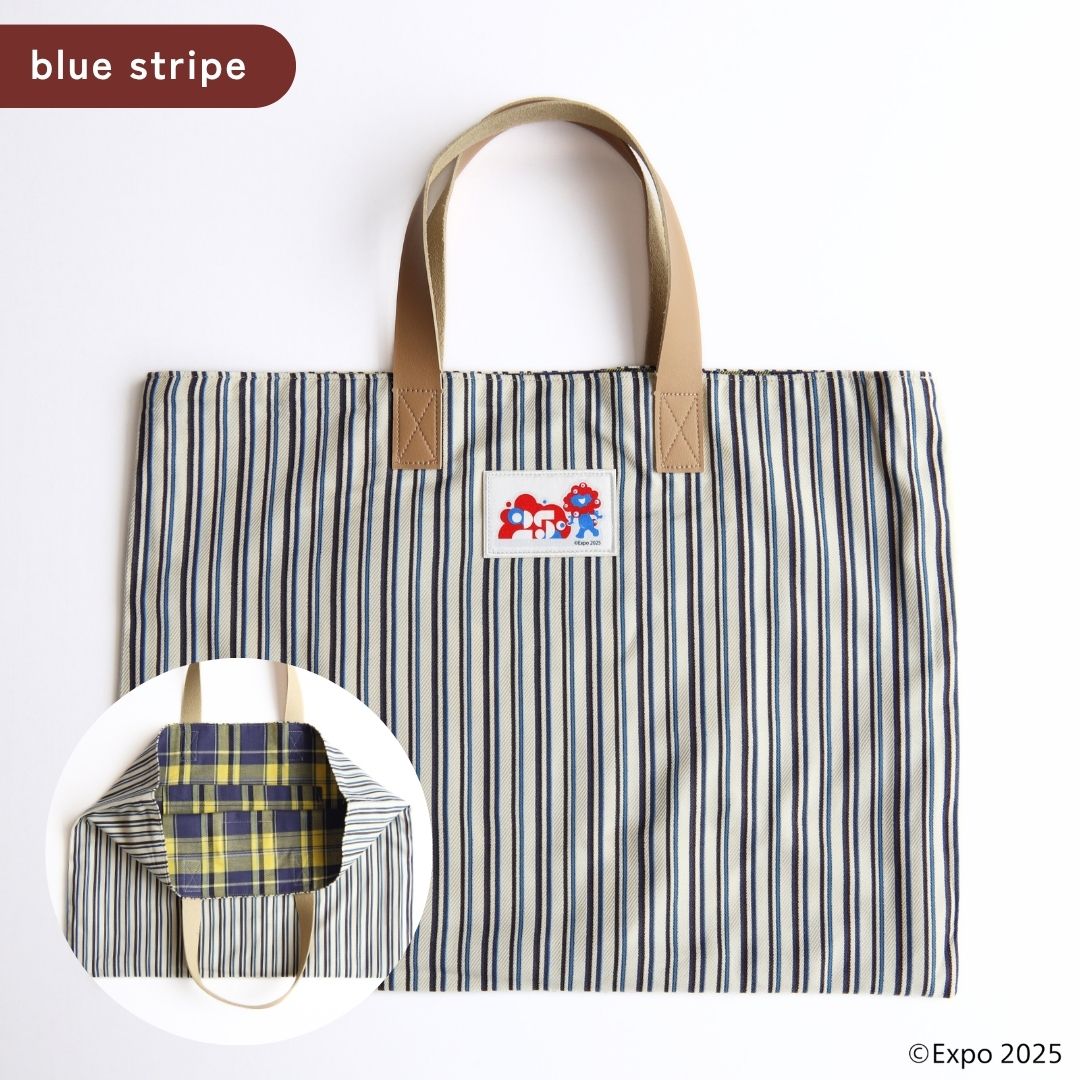 【限定300点！】EXPO2025 ミャクミャク  播州織 横型 biscuit tote bag