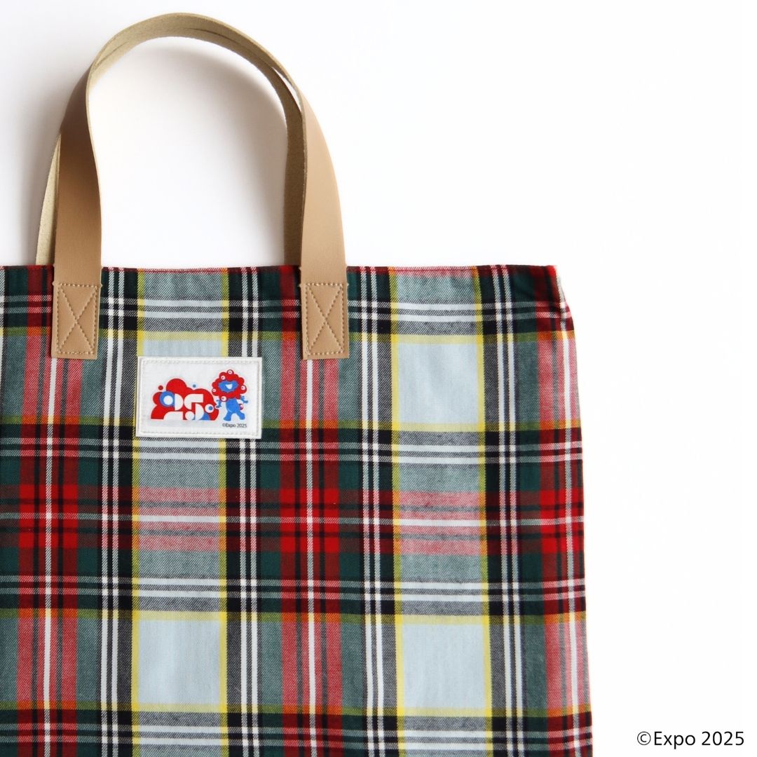 限定300点！】EXPO2025 ミャクミャク 播州織 横型 biscuit tote