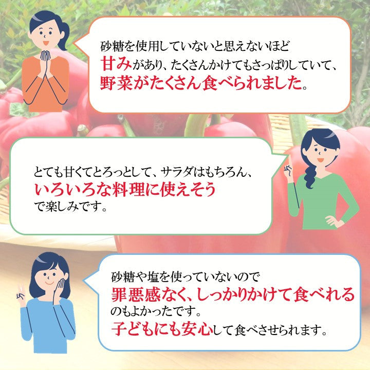 伊万里産パプリカドレッシング　２本セット｜伊万里・小嶋や【乾物・缶詰・瓶詰・調味料】