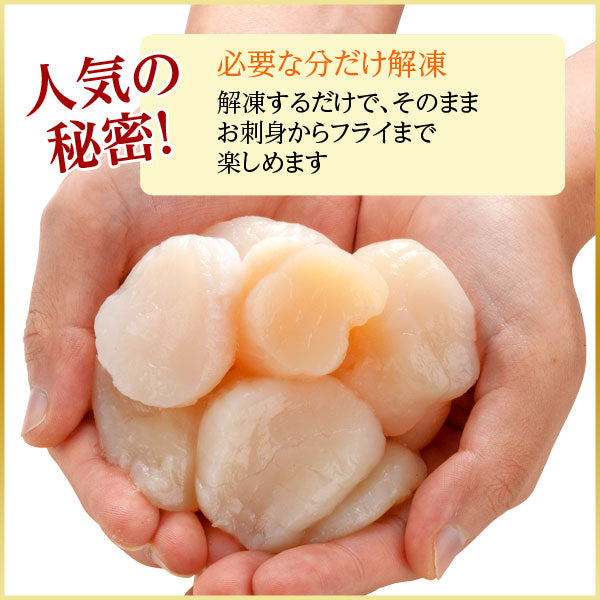 北海道産 ホタテ 300g お刺身用