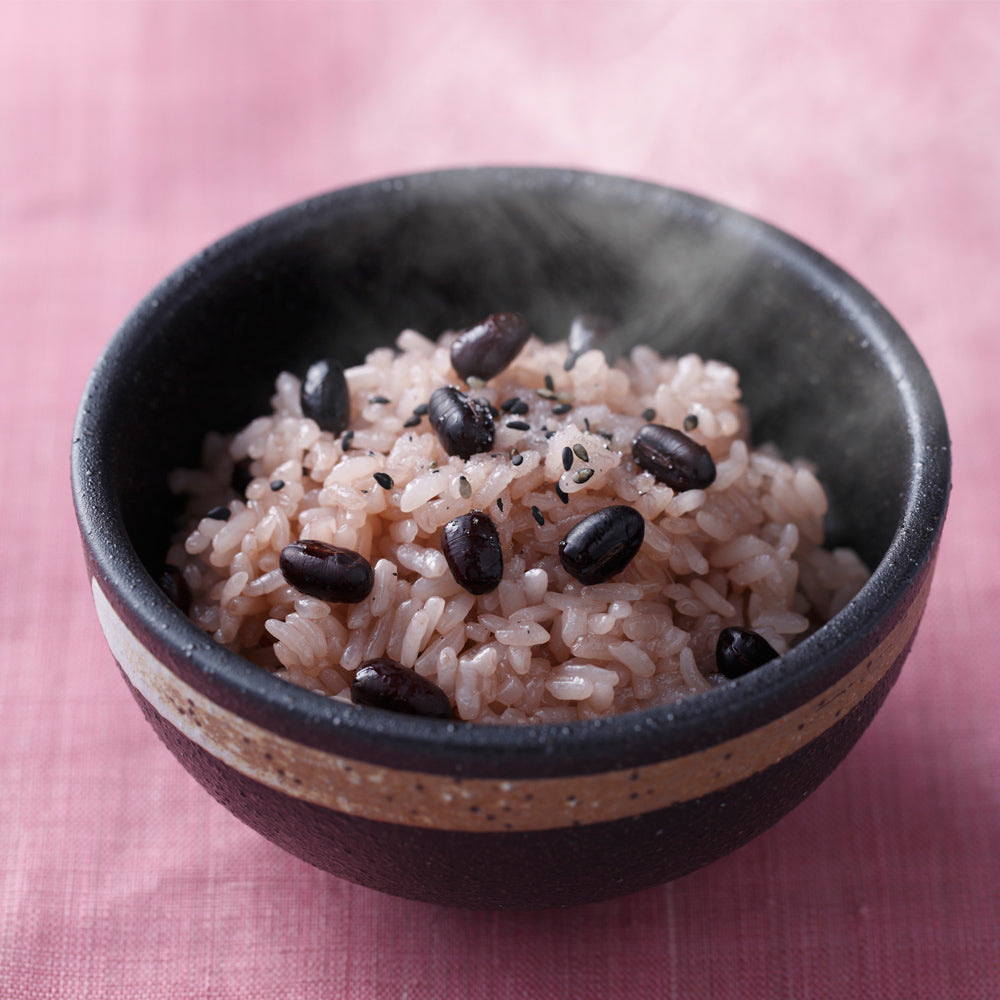 母の日ギフト　御膳友（ごぜんのとも）梅 ギフトセット【大納言お赤飯、まるごと野菜だし60g、粉おだし60g、化粧箱入】★昆布不使用ギフトセット
