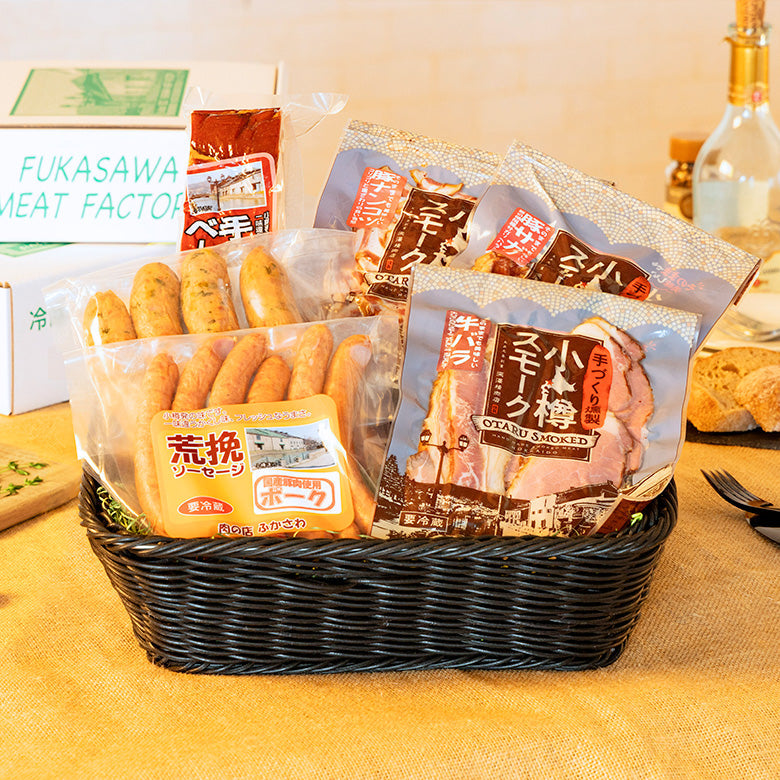 （2025冬ギフト5％OFF）《お得！送料込み価格※一部地域を除く》小樽の老舗肉屋燻製ミート6種盛り