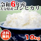 【送料無料】【令和6年産】 大分県産こしひかり　　10kg