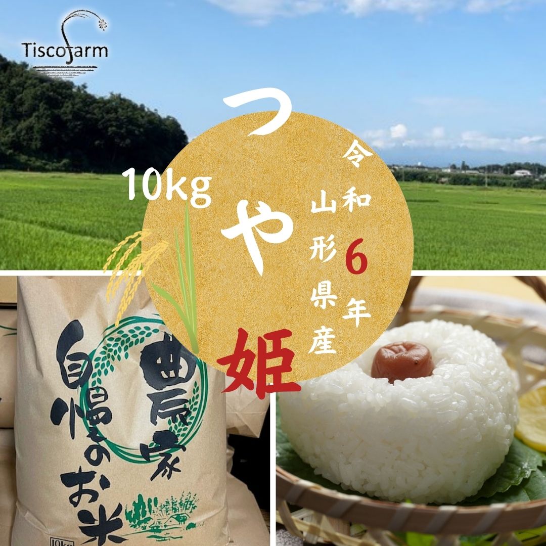 【販売終了致しました】【送料無料※一部地域除く】2024年度(令和6年度)山形県産特別栽培つや姫10kg