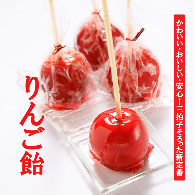 完成品 個包装済み アイス 丸ごと りんご飴 フルーツ飴 棒 キャンディーアップル 林檎飴 園祭 学祭 屋台 冷凍 模擬店 文化祭 お祭り 冷凍 食べ物 調理無し