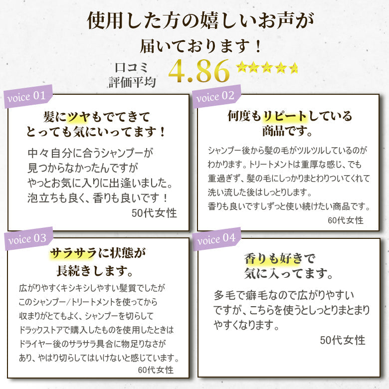 ハリ･コシ･潤いシャンプー/トリートメント「ピュアフラーレエクストラシャンプーセット」