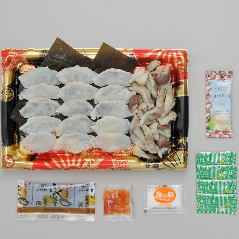 山口県萩産活〆まふく昆布霜降り刺身（3人前）「送料込」