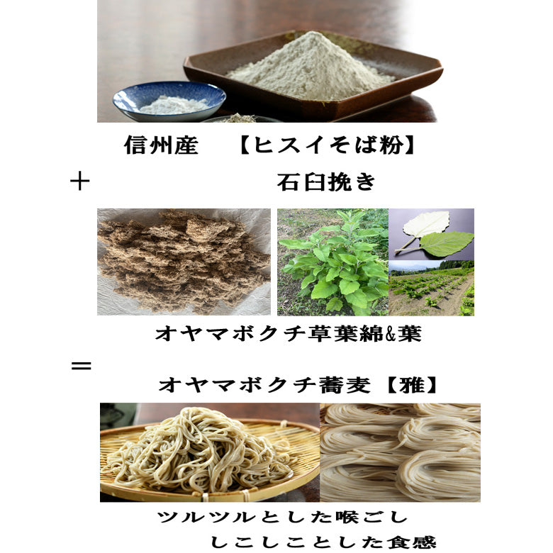 冷凍 6人前冷凍汁付き（送料別）】 麺類 そば オヤマボクチ草葉綿が