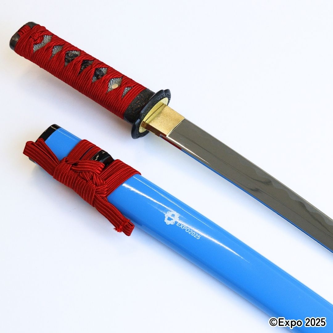 EXPO2025 公式ロゴ 関の刃物 懐剣刀 ブルー 9寸 | 47CLUB – 名産・特産