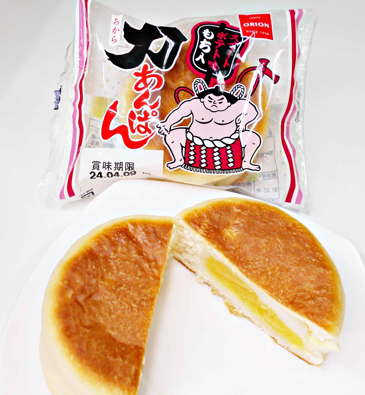 力あんぱん　スイートポテト味　１２個入