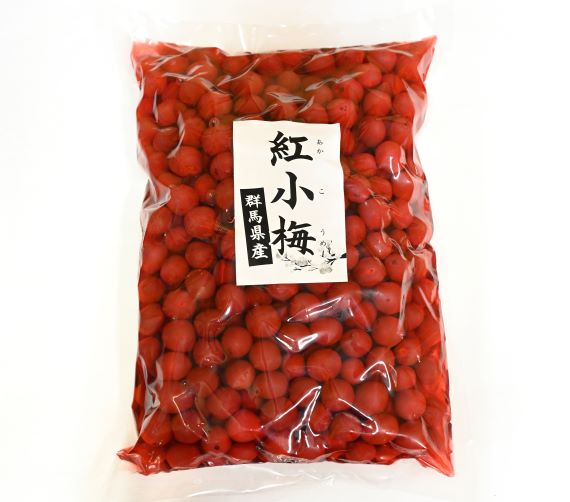 紅小梅　カリカリ小梅漬（業務用）１kg
