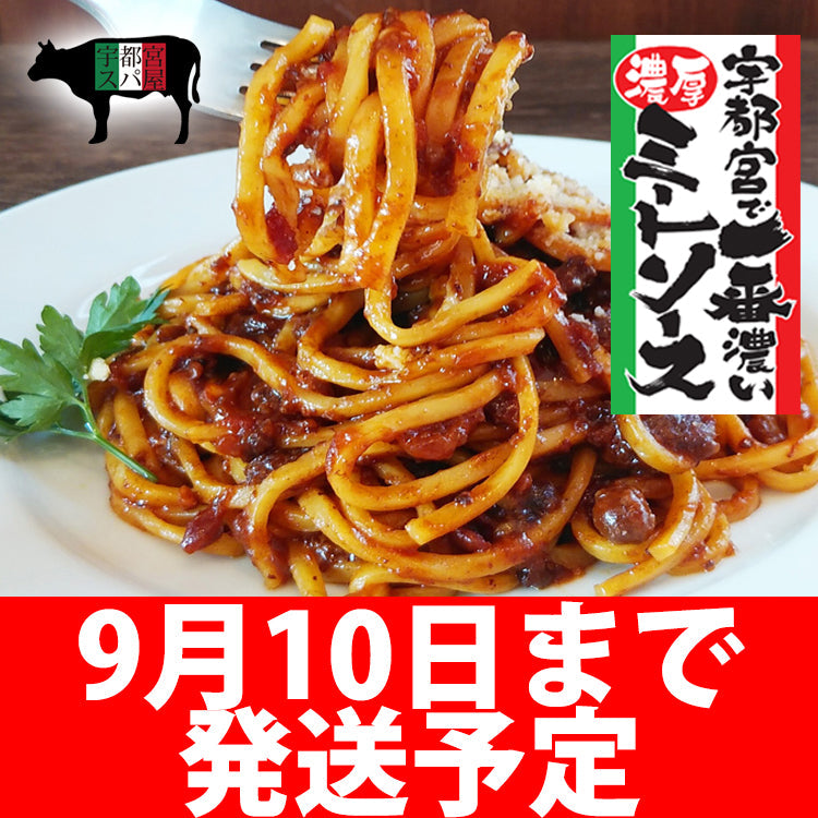 【カンテレ『やすとも友近のキメツケ』紹介！】【3食セット】『3日間じっくり煮込んだ』宇都宮で一番濃厚なミートソース&生パスタ×３食セット