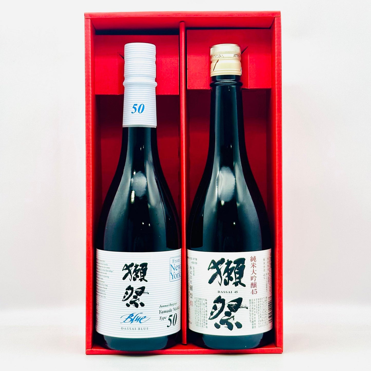 新登場！「ニューヨークからやって来た！獺祭BLUE 50 from NY」＆「獺祭45」呑みくらべセット720ml×2本(オフィシャルギフトボックス入り)