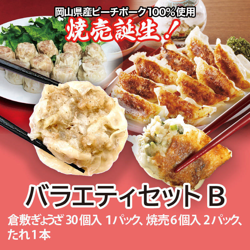 ★送料込み ぎょうざと焼売！バラエティセットB
